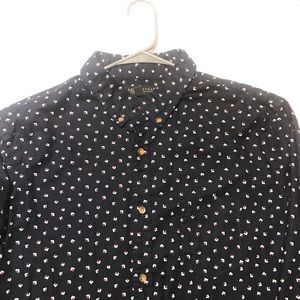 Aeropostale dress shirt long sleeve black L